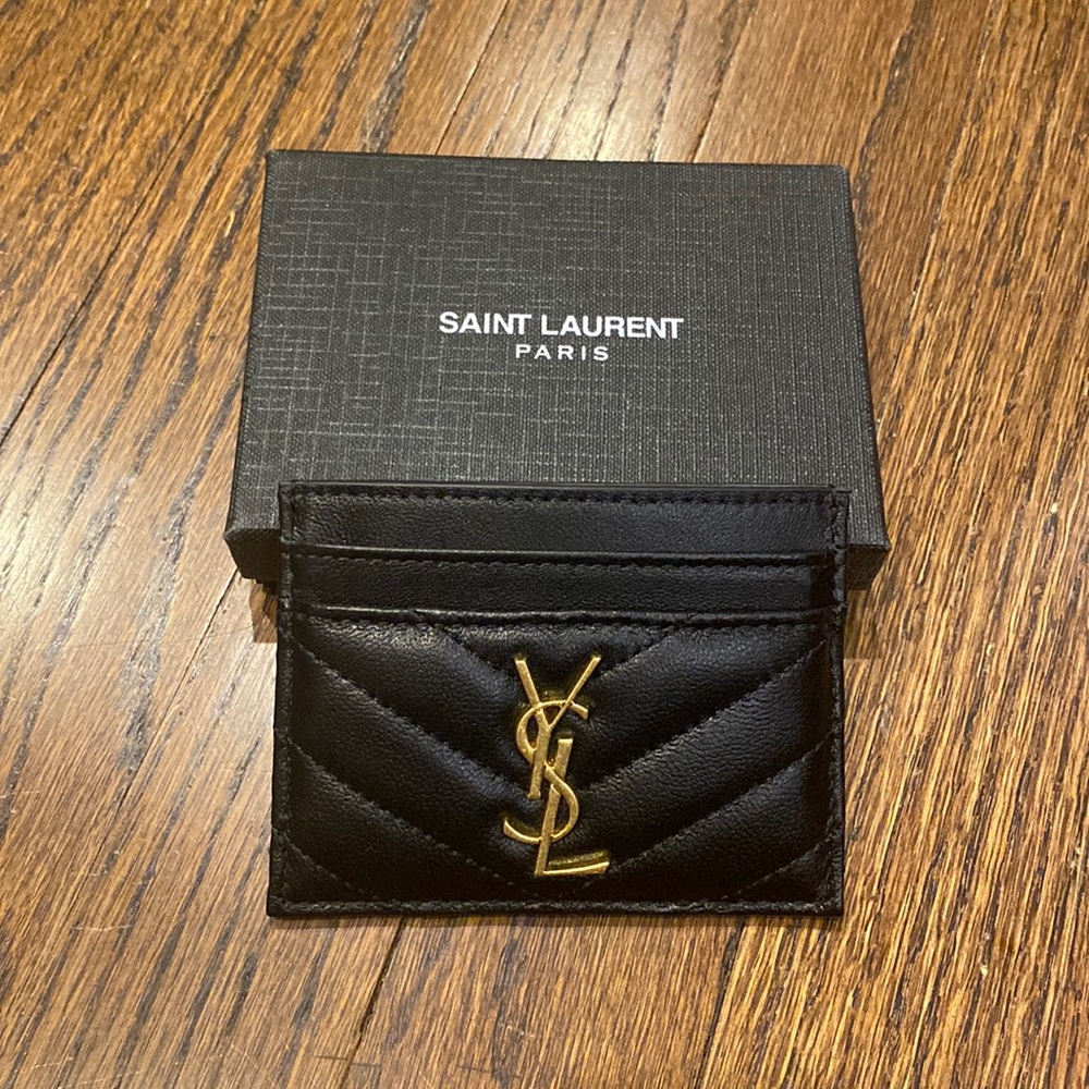 YSL card holder